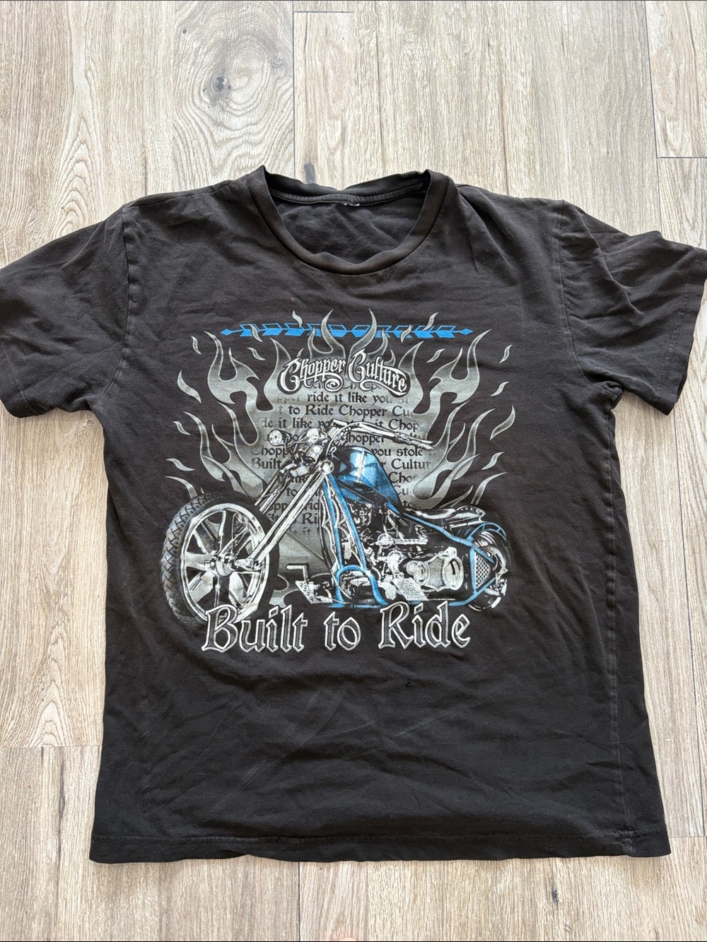 Built to Ride Chopper Graphic Tee - Black